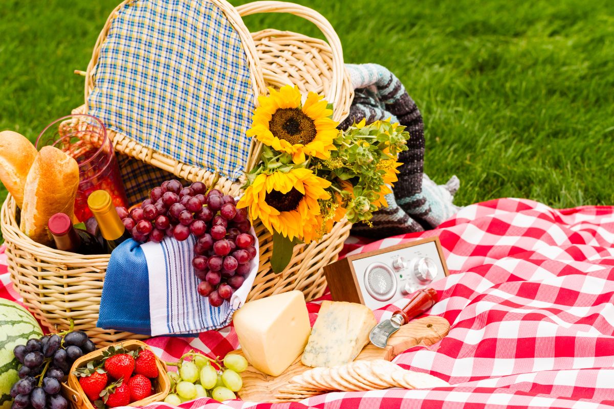 piquenique barato vs piquenique luxuoso