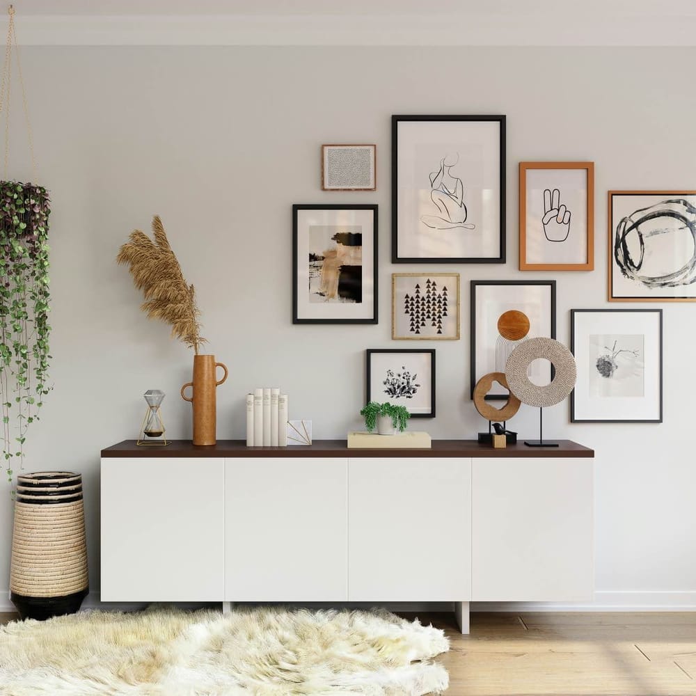 decoração sala biofílica