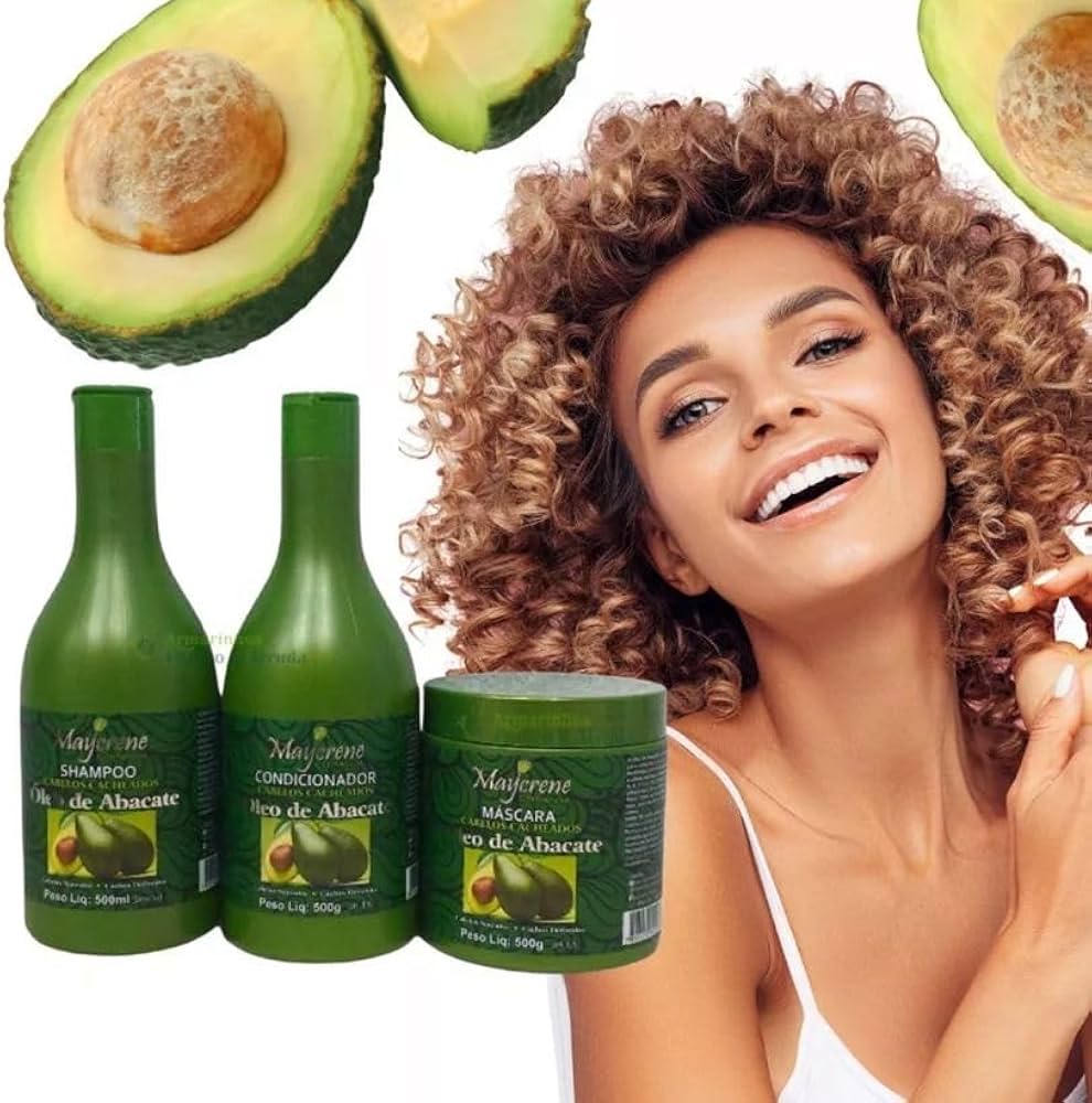 óleo de abacate puro para cabelo