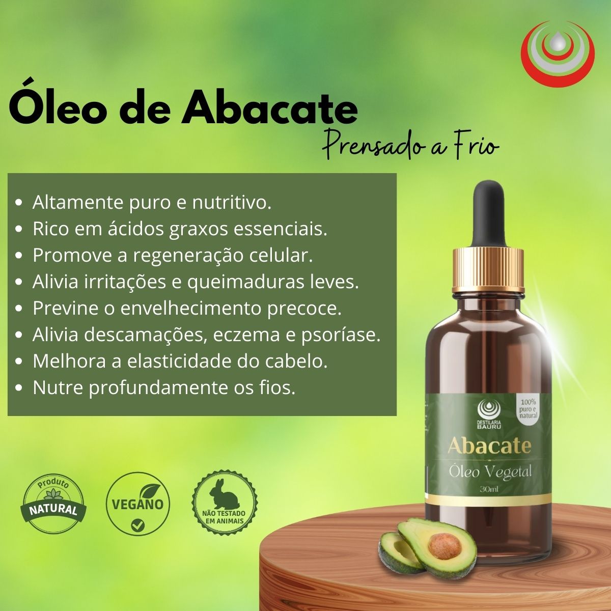 óleo de abacate antes e depois cabelo