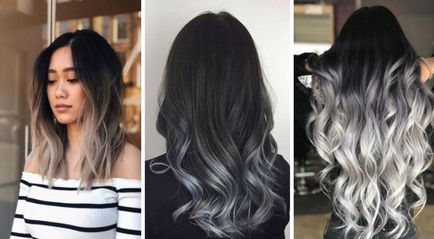 ombre hair cabelo castanho escuro curto