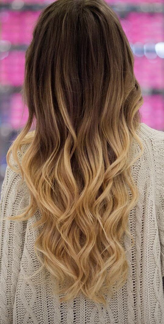 ombre hair cabelo longo