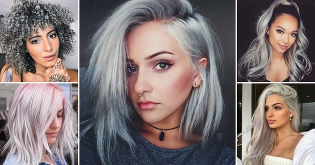 ombre hair cabelo medio platinado