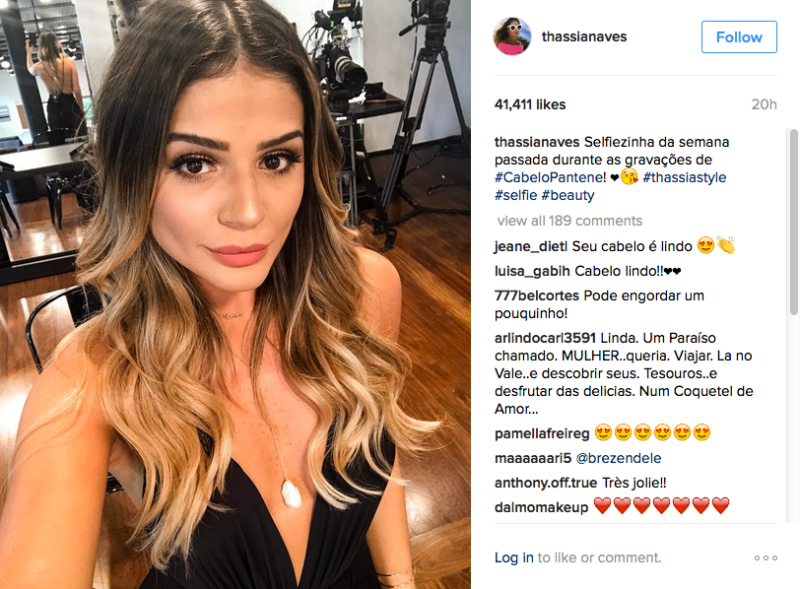 Surf Blond e Bege Capuchinho: As Cores que Definem o Ombre Hair de Thássia Naves