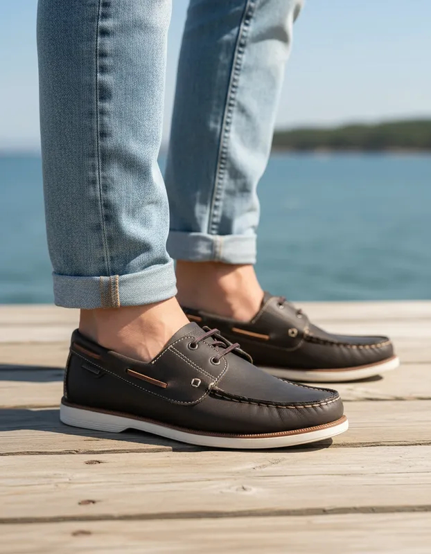 sapato dockside masculino