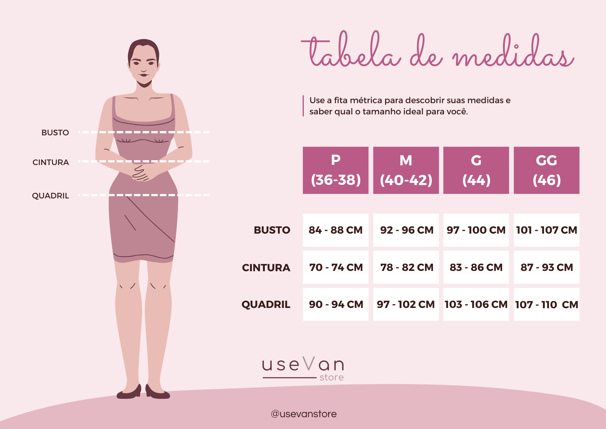 medida do quadril feminino