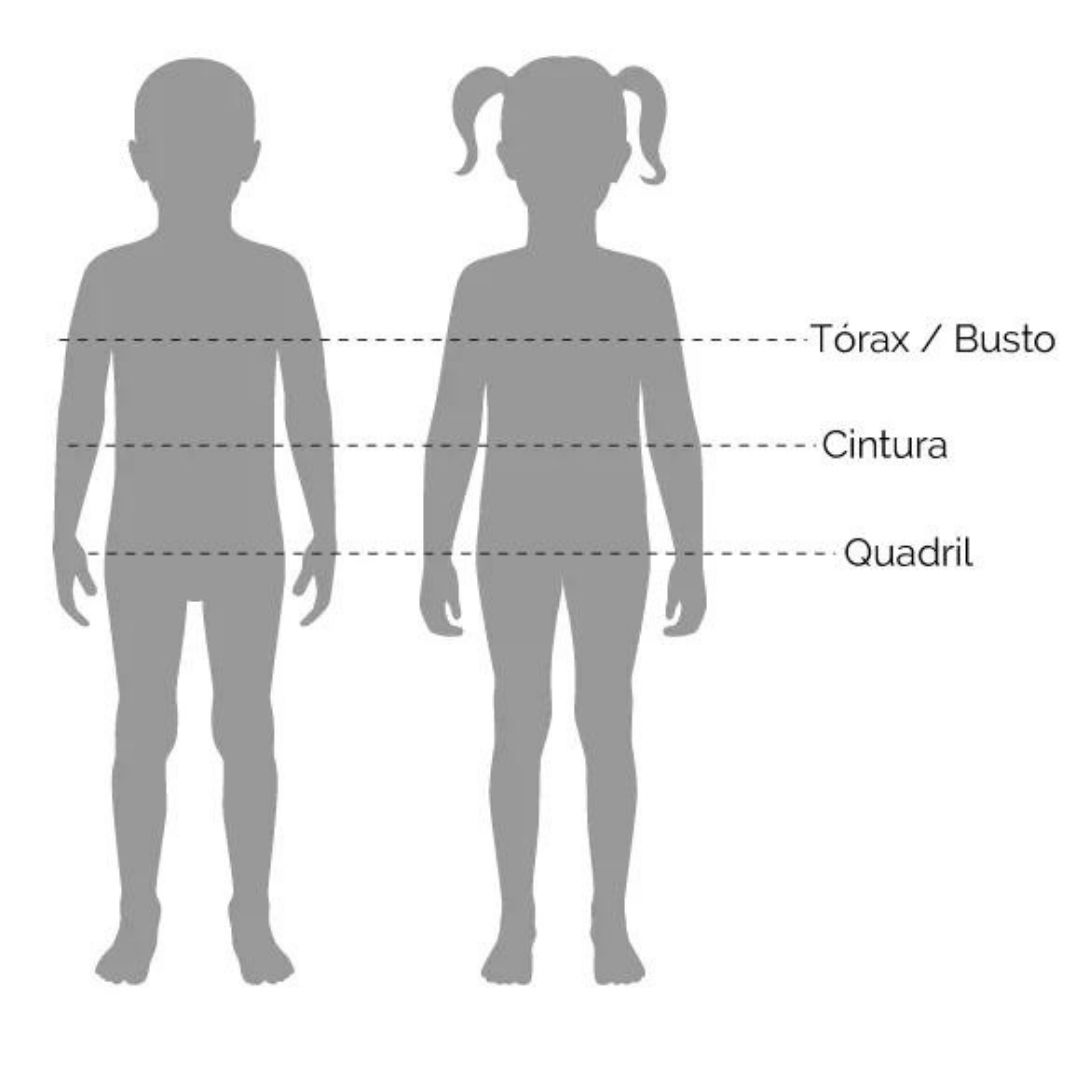 medida do quadril e bumbum