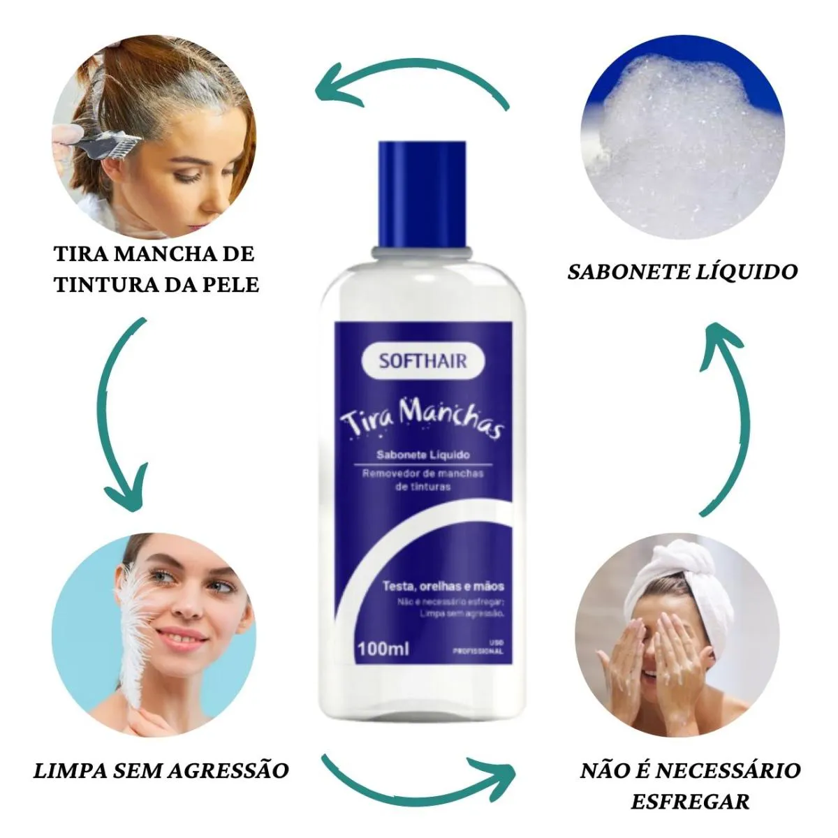 oq tira tinta de cabelo da pele