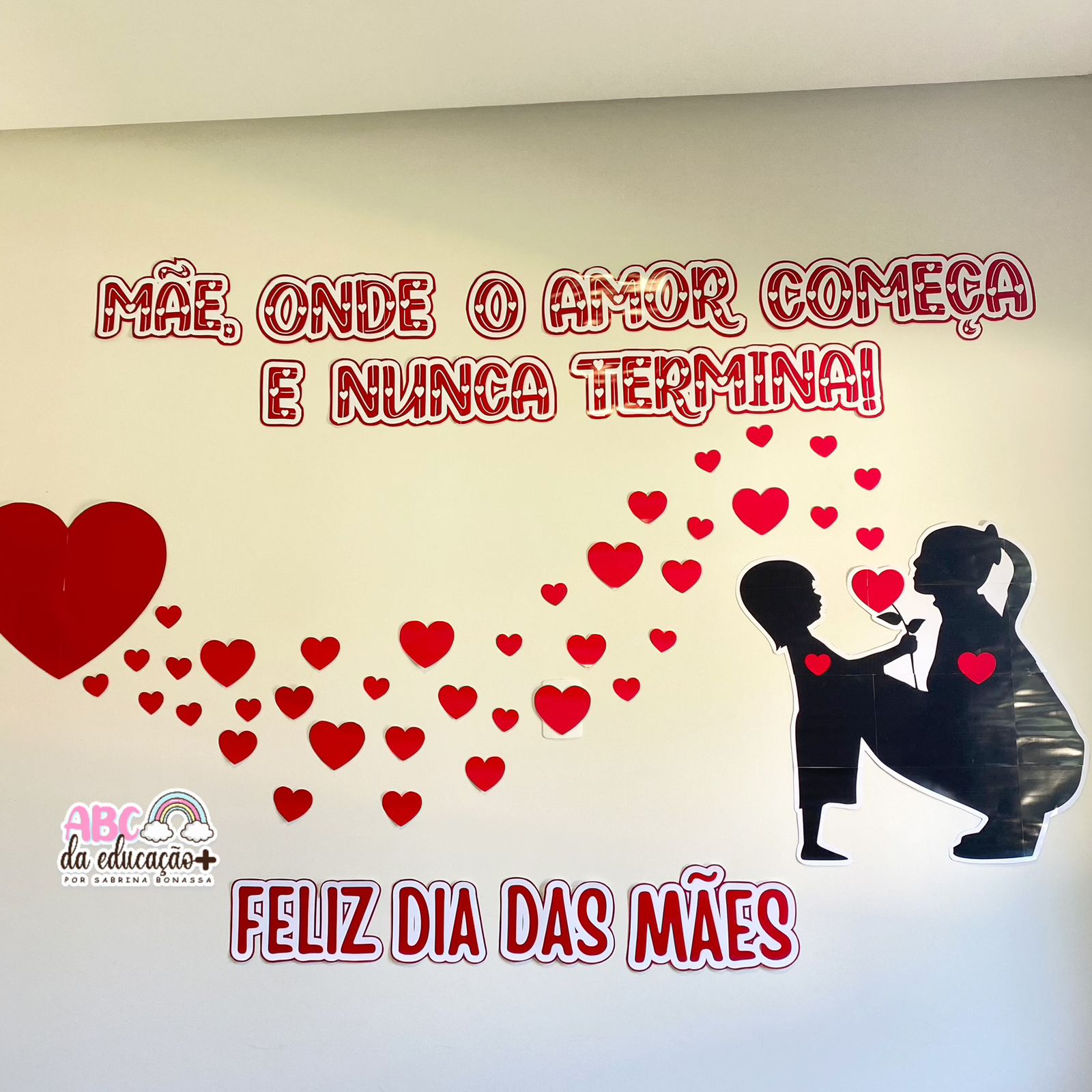 painel dia das mães escolar