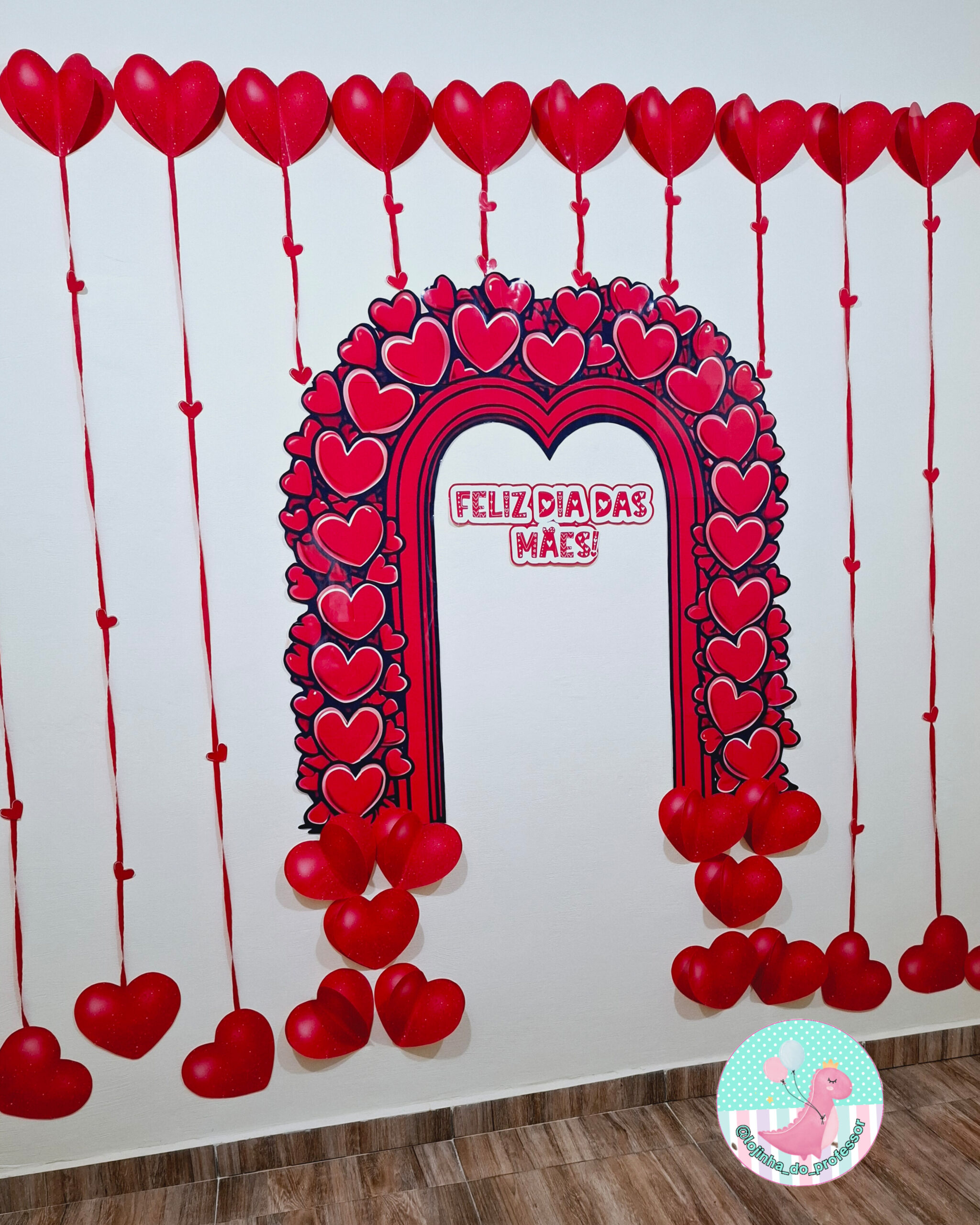 painel dia das mães papel