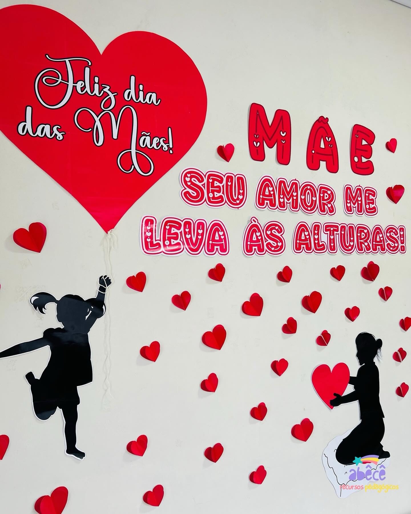 mural dia das mães