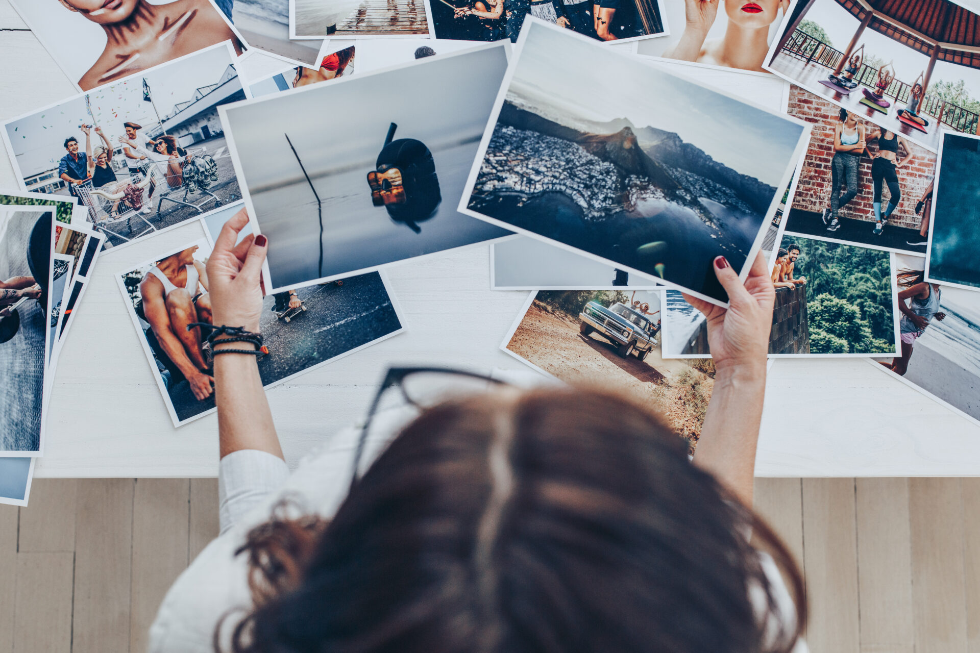 Painel de fotos pequeno