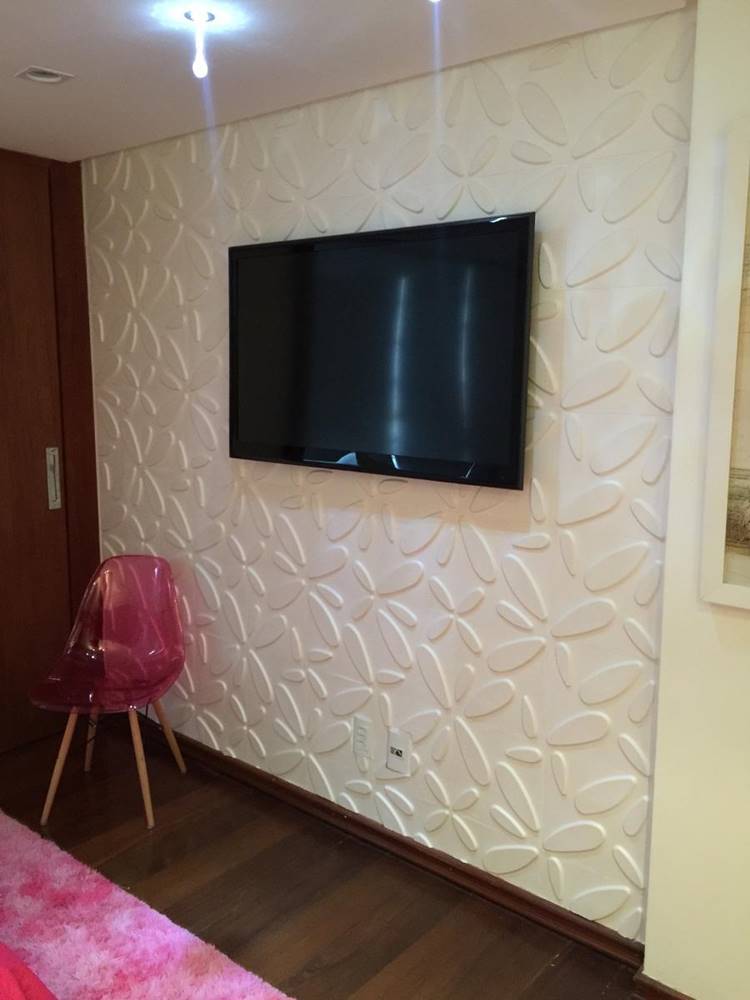 painel de gesso para sala de tv