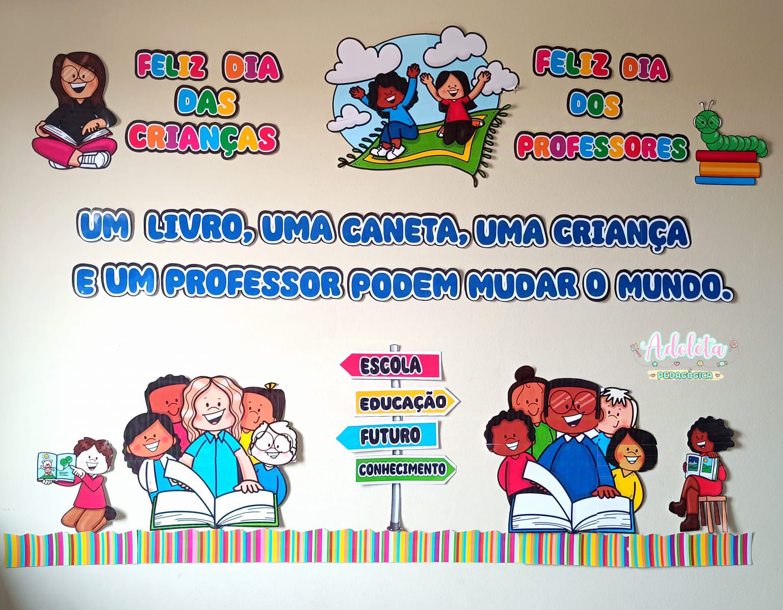 painel dia das crianças frases