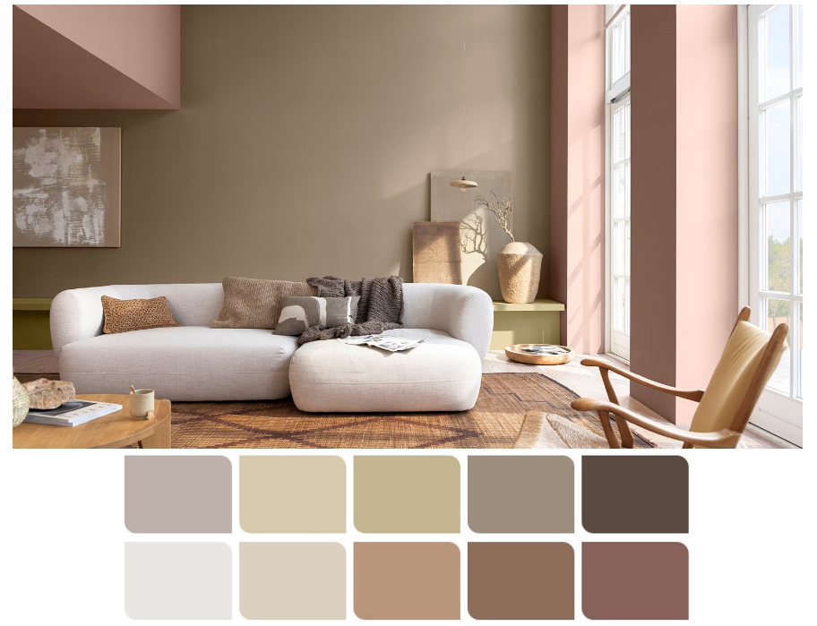combinação de cores para decoração