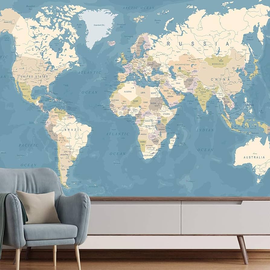 papel de parede mapa mundi com textura