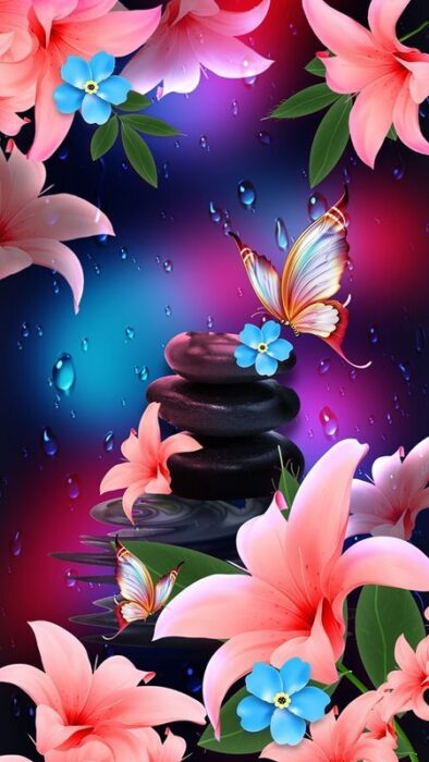 papel de parede 3d fluid simulation
