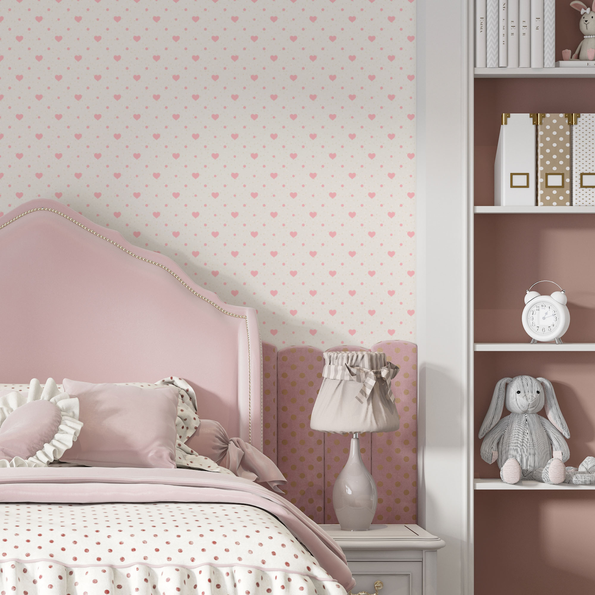 papel de parede quarto feminino adesivo