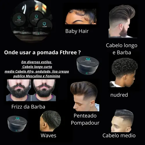 pasta de cabelo