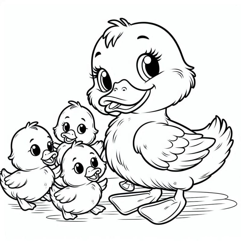 pintura de pato