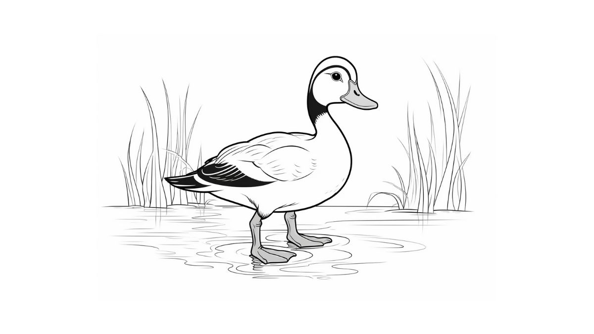 pintura de pato