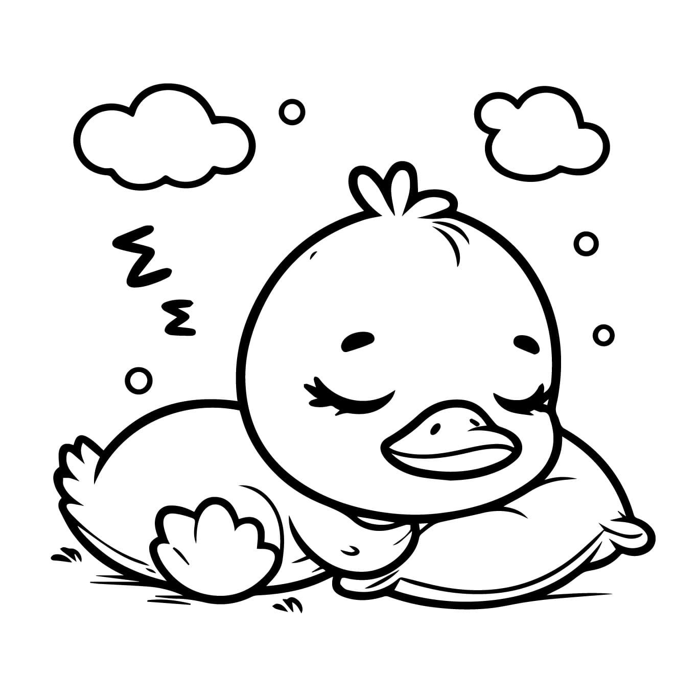 desenhos de patos fofos