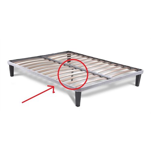 Pés de cama com rosca M6