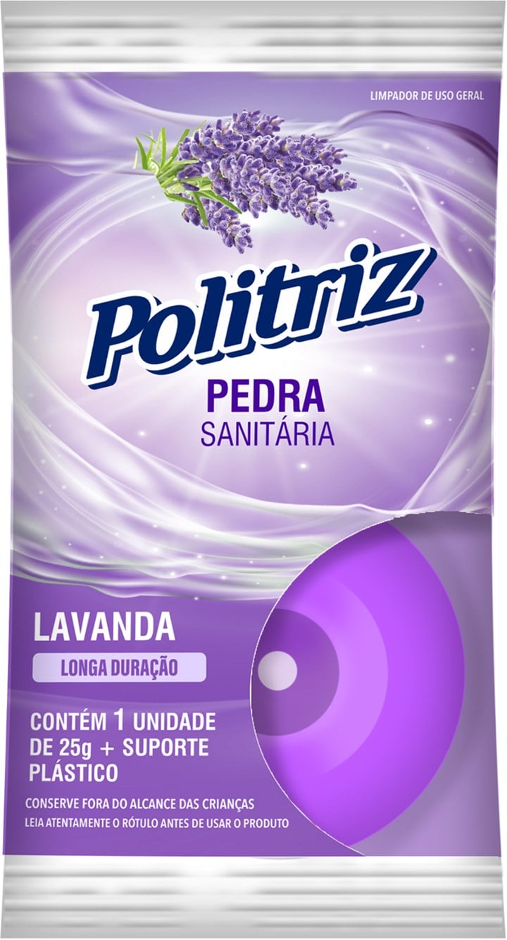 pedra sanitária lavanda