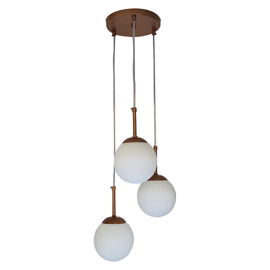 lustre pendente triplo