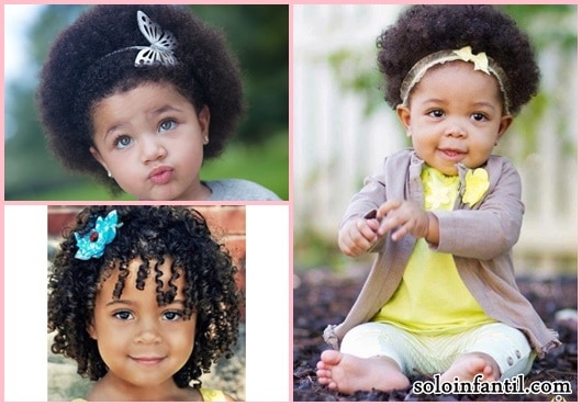 penteado cabelo cacheado infantil