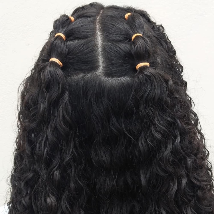 penteados com liguinha para crianças