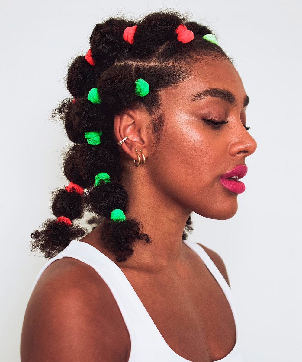 penteados com liguinha para cabelo crespo