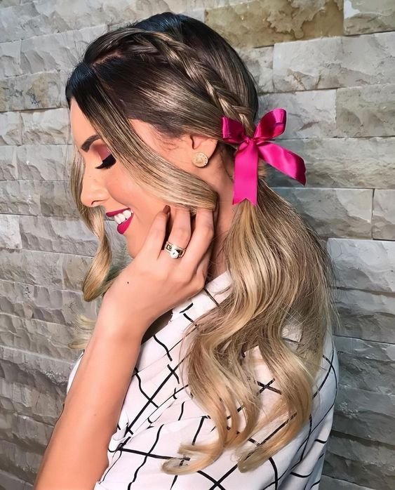 ideias penteado festa junina cabelo curto