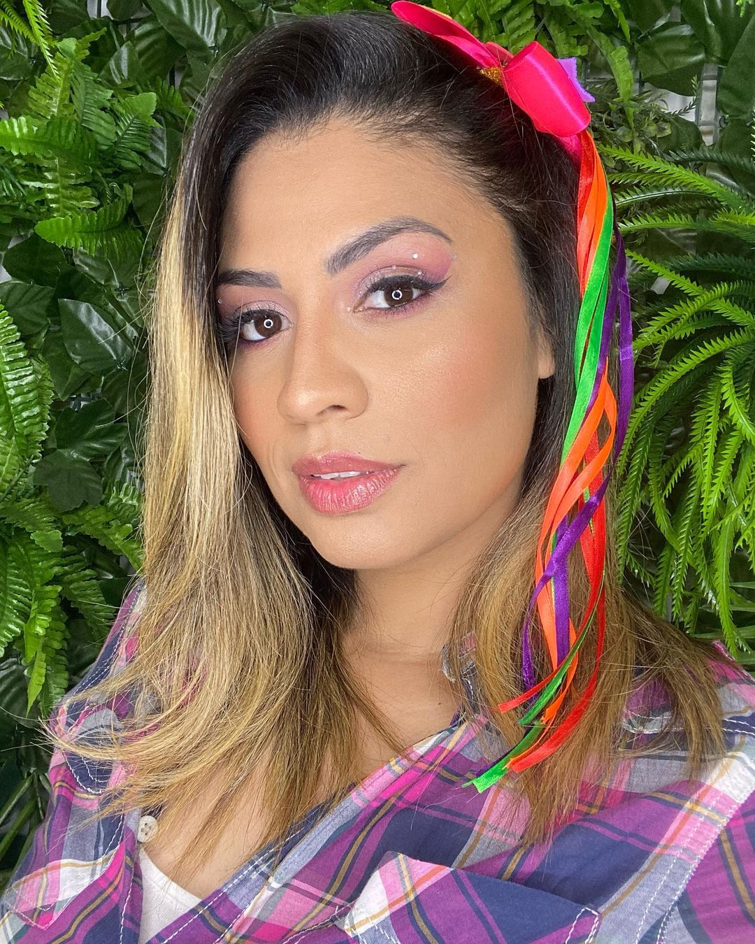 penteado maria-chiquinha cabelo curto festa junina