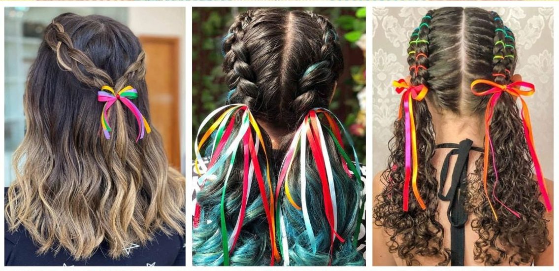 penteado maria-chiquinha cabelo curto festa junina