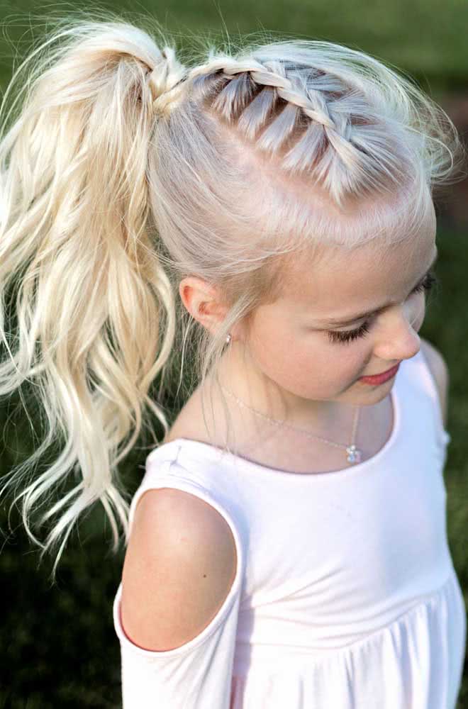 penteado infantil para cabelo crespo curto