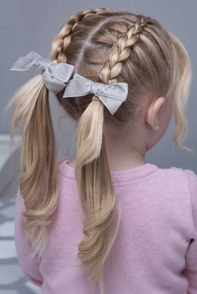 penteado infantil rápido vs elaborado