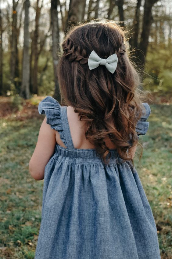 penteado infantil simples cabelo curto
