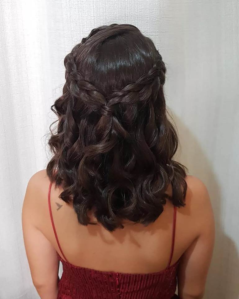 penteado infantil solto cabelo liso