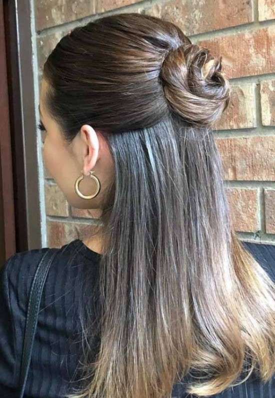 Cabelo liso para noivas: Elegância e sofisticação