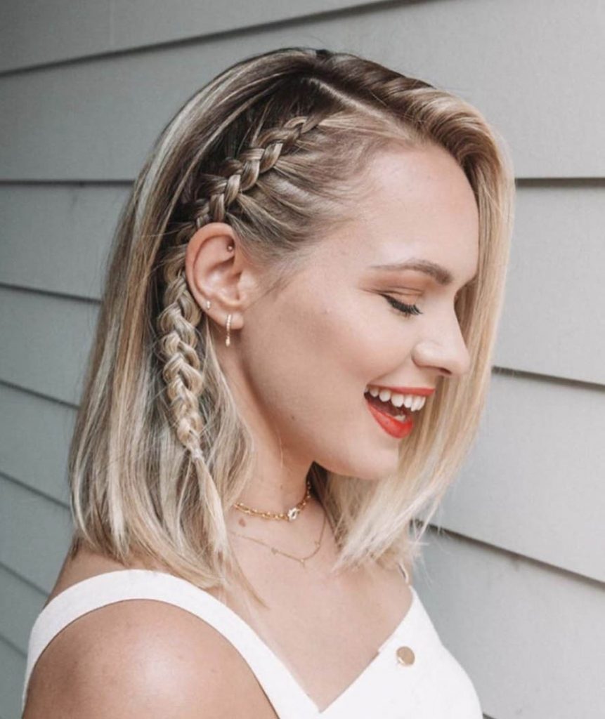 penteado madrinha cabelo curto liso