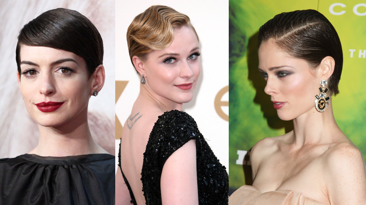 penteado madrinha cabelo curto liso vs ondulado