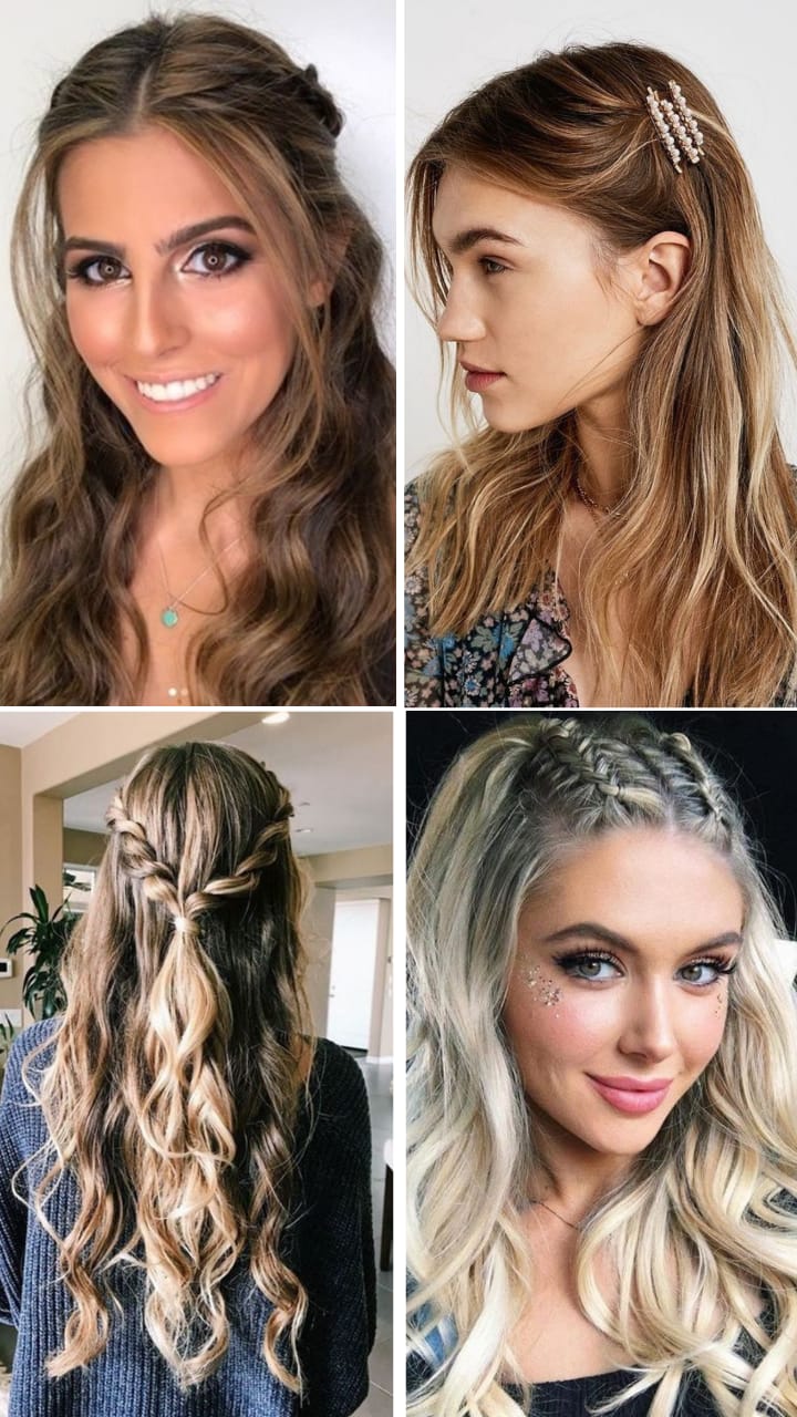 penteado ondulado solto simples