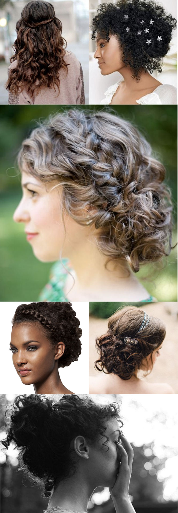 penteados para cabelo ondulado coque