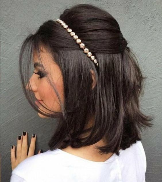 penteado para cabelos curtos