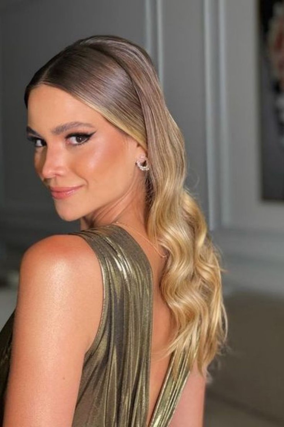 penteado para festa cabelo solto