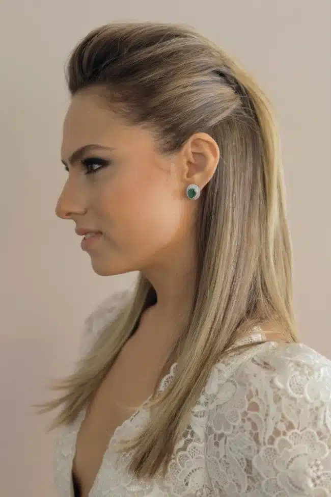 penteado para quem tem pouco cabelo