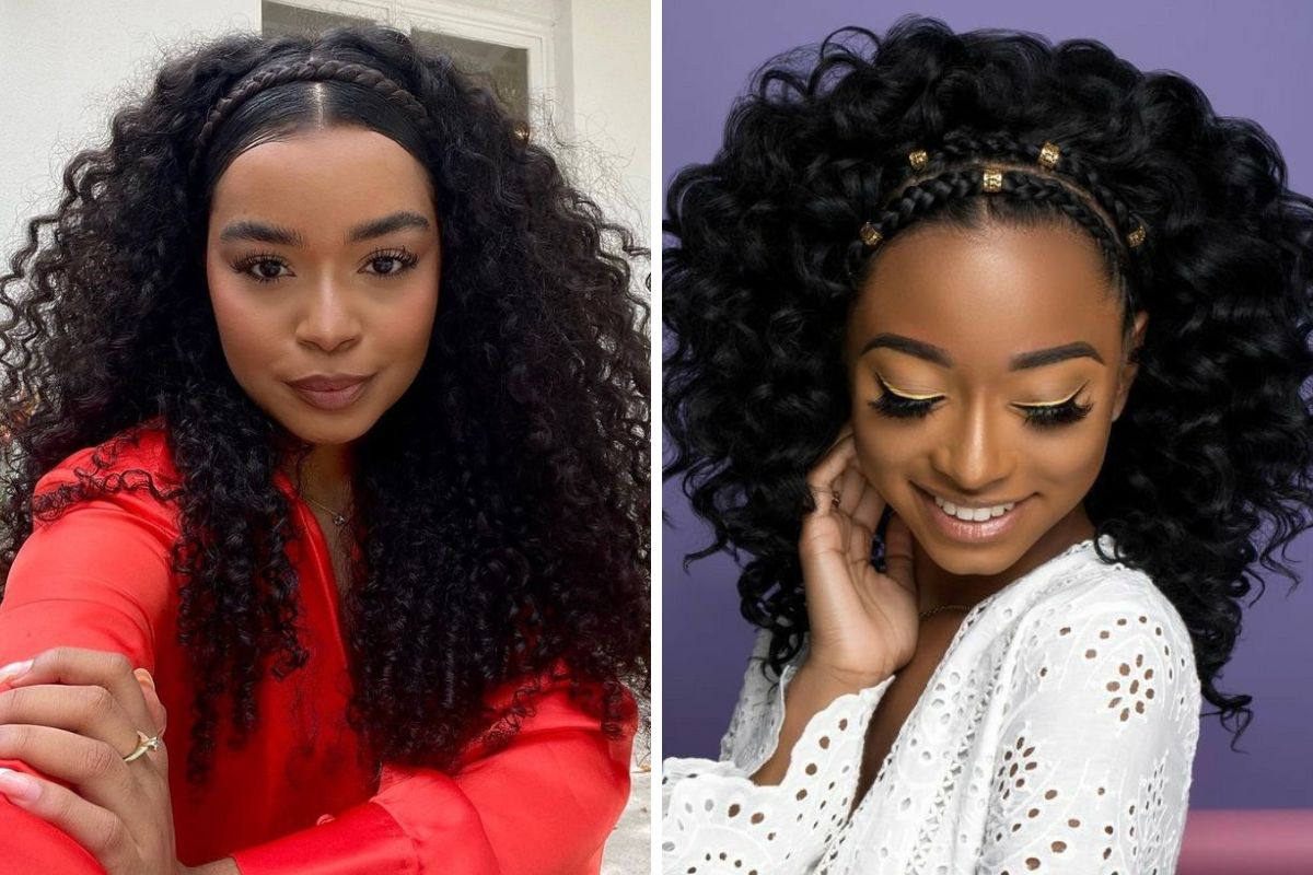 5 penteados rápidos com tiara para o dia a dia