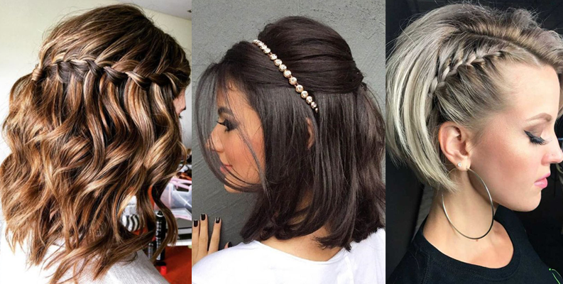 penteados cabelo curto topete