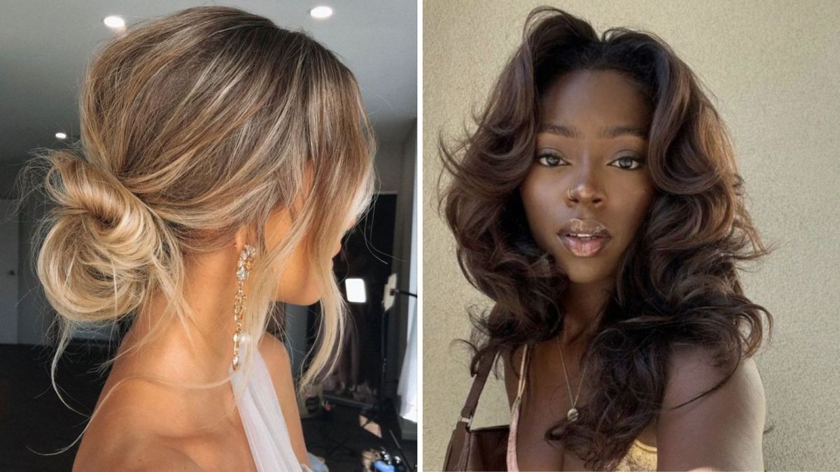penteados cabelo ondulado para festas e eventos